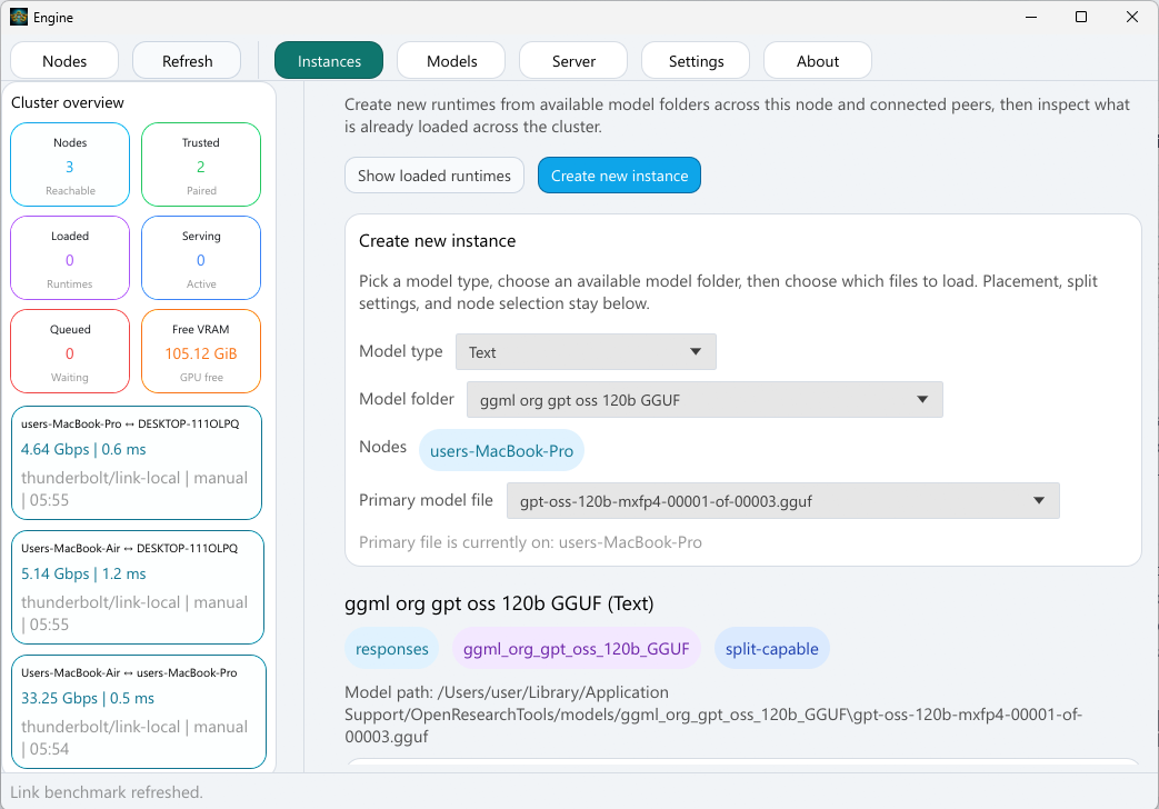 OpenResearchTools Engine screenshot